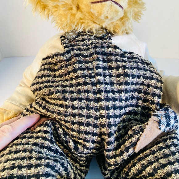 Vintage Lonnie St. Martin Homespun Collection 1998 Teddy Bear "Sam" Collectible - Picture 14 of 16